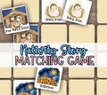 Nativity Printable Game Memory Match | Christmas Nativity Story Sunday School Activity for Children | Kids Church Learning | Family Play