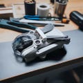 Ultra-Compact DJI Mini 3 Pro Propeller Blade Clamp | Low-Profile Drone Prop Holder |Minimalist Transport Protection |Precision Fit Accessory