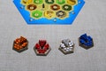 CATAN Game Piece Holder- Set of 4 or 6 - Topcoat Protected