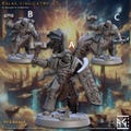 Malakim Vindicator C Assimar Fighter Celestial Fantasy Miniature Dungeons and Dragons Mini RPG Tabletop Games DnD 5e Painting Pathfinder