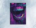 MTG Card Sleeves: Purple Zombie, High-Quality Gloss, Perfect for All TCGs,MTG Accessories,Foil/Holo Finish