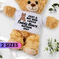 Personalized Teddy Bear, Custom Just a Boy Who Loves Teddy Bears Plushie, Teddy bear with Photo, Gift for Teddy Bears Lover, Gift for son