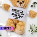 Personalized Uncle Teddy Bear, Custom Just a Boy Who Loves His Uncle Plushie, Teddy Bear with Photo, Gift for Uncle, Gift from Nephew
