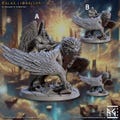 Malakim Lionrider-D Celestial Fighter Fantasy Miniature Dungeons and Dragons Mini RPG Tabletop Games DnD 5e Painting Pathfinder