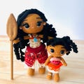 MOANA 2 and SIMEA / Crochet Doll Patterns Amigurumi in English / PDF / Chibi / Disney / Princesses / Princess