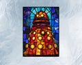 MTG Card Sleeves: Stained Glass Windows, High-Quality Foil, Perfect for All TCGs,MTG Accessories,Foil/Holo Finish