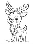 25 Christmas Coloring | Kids Coloring Pages | 11 Christmas Coloring Pages | Holiday Coloring | Snowman | Santa | Penguin| Candy Canes |