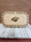 Minnesota Wild Cribbage Board, Unique Game Set, Sports Fan Gift, Hockey Enthusiast