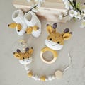 set of 3 cute giraffes
