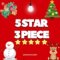 STICKER MONOPO go 5 star (3piece) - custom order of stickers and cards