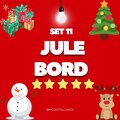 JULE BORD MONOPO 5 star sticker set 11