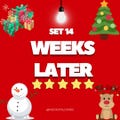 WEEKS LATER monopo 5 star sticker set 14