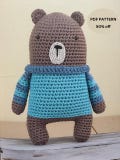 Cozy Crochet Bear with Sweater Pattern
