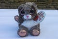 Animotsu plush toy Lara with original labels soft fur sparkly eyes, soft toys, companion toys, plushies, stuffed toys