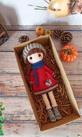 Amigurumi doll, Handmade Knitted Doll, Snowflake Doll, Handmade Doll, Personalized Amigurumi Doll, Amigurumi Snowflake, Amigurumi Toys