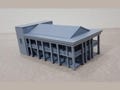 Southern Plantation House 1 STL Files for 3D Printing ACW Miniature Scenery for Tabletop Wargames and Dioramas Print Sca 28mm / 20mm / 15mm
