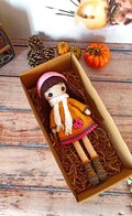 Amigurumi doll, Handmade Knitted Doll, Snowflake Doll, Handmade Doll, Personalized Amigurumi Doll, Amigurumi Snowflake, Amigurumi Toys
