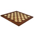 Helena Flat Mother Of Pearl Rosewood Chess Board 20 Inch