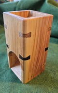 Handcrafted Birch Dice Tower