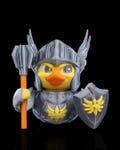 Sir Quackalot! Poseable fantasy adventure duck! Rubber Pond Guild! Kids love him!