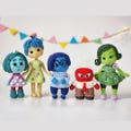 Amigurumi Handmade Gift Toy - Ready-made product - Inside out characters - Sadness, Joy, Disgust, Anger, Envy Dolls -