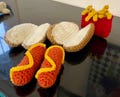 Hand-Made 2 Hotdogs and Fries Crocheted Food Amigurumi Play Food **Child Safe No Eyes** Toys