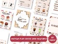 Coffee Shop Pretend Play Printable Play Coffee Stand For Kids Pretend Coffee Making For Children Classroom Activity Society And Role Paying