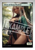 Elves of Deep Shadow - Waifu Foil Proxy