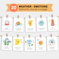 Weather Emotions: Learning Weather and Feelings