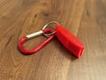 Piercingly loud emergency whistle