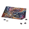 Colorful Musical Puzzle Set, Vibrant Art Jigsaw, Perfect for Music Lovers, Family Game Night, Gift for Artists, Home Decor