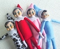 Gifts for Her Elf doll Dolls in the bookcase Children gift Christmas elf doll