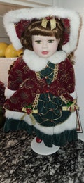 vintage original 2004 Melanie holiday lane collection special edition fine genuine porcelain doll