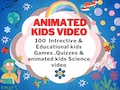 Interactive Kids Quiz Games Bundle - 100 Animated and Voiceover Quizzes | Editable Canva PLR and MRR