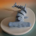 3D Printed active fun big head Shark Fidget toy, Jointed Shark Fidget, Shark lover gift, 3D Printed shark, toy, flexible Shark Shark Gifts