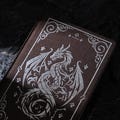 StoryForge Notebook Journal DND - A5 Linen Cover with Stunning Dragon Design (240 Pages) for RPG Enthusiasts