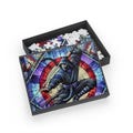 Puzzle, Ninja Stained Glass, Jigsaw Game, Brain Teaser, Family Activity, Gift for Puzzle Lovers, Stress Relief, Mindfulness Activity