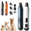 Dog Nail Grinders Painless USB Charging Rechargeable Pet Nail Clippers Quiet Electric Dog Cat Paws Nail Grooming Trimmer Tools